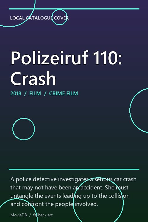 Polizeiruf 110: Crash poster