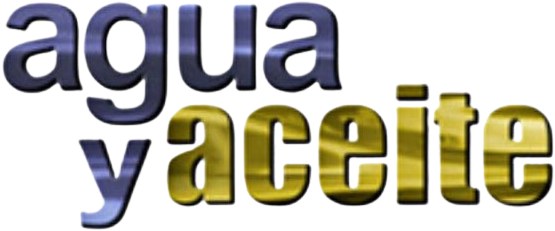 Agua y aceite poster
