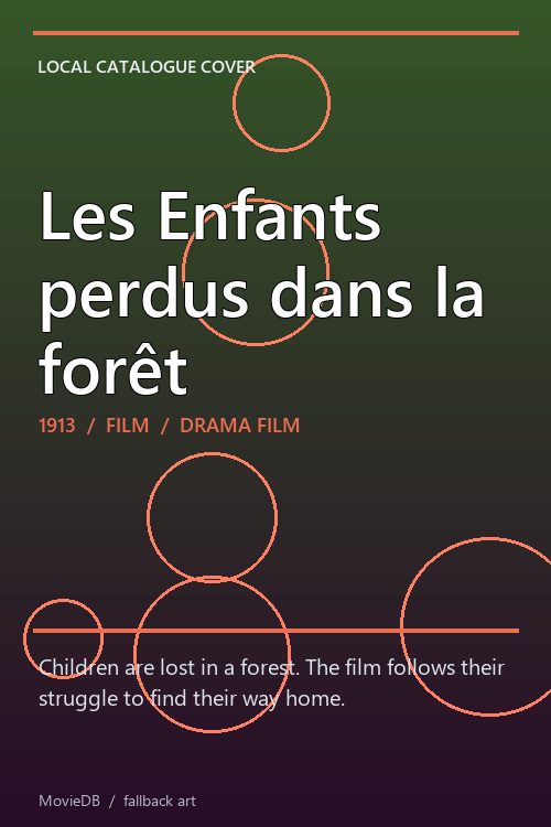 Les Enfants perdus dans la forêt poster