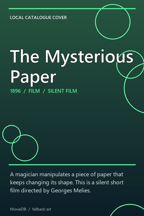 The Mysterious Paper poster