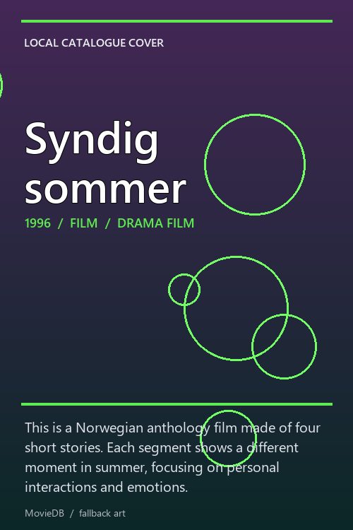 Syndig sommer poster