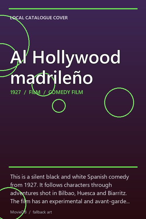 Al Hollywood madrileño poster