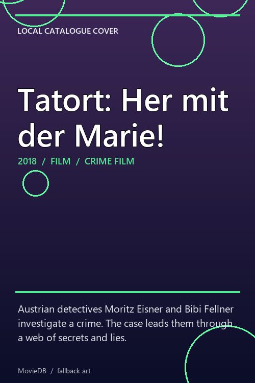 Tatort: Her mit der Marie! poster