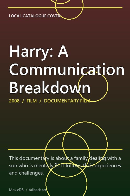 Harry: A Communication Breakdown poster