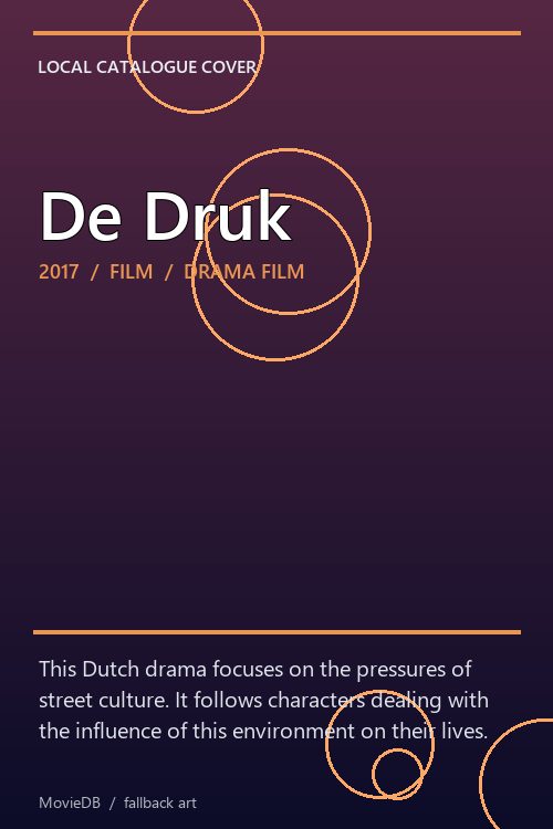 De Druk poster