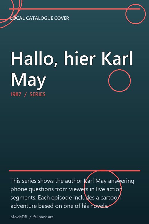 Hallo, hier Karl May poster