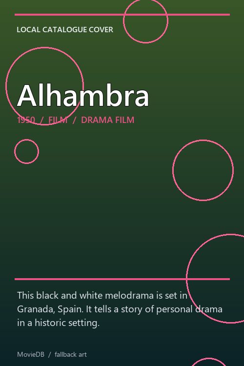 Alhambra poster