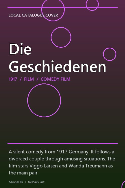 Die Geschiedenen poster