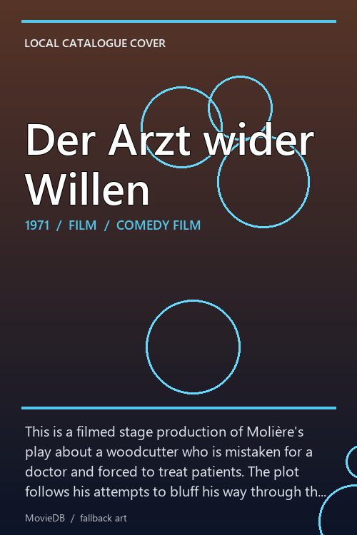 Der Arzt wider Willen poster