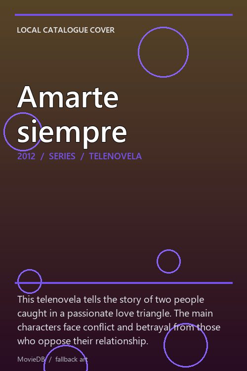Amarte siempre poster