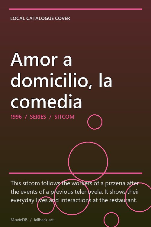 Amor a domicilio, la comedia poster