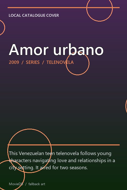 Amor urbano poster