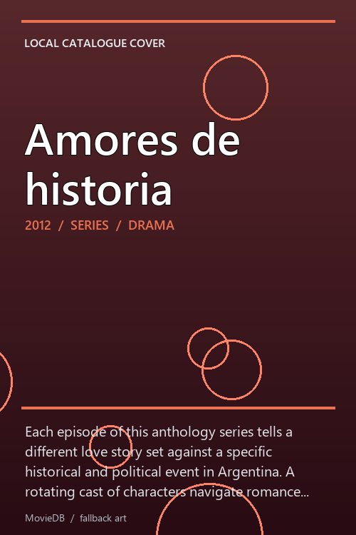 Amores de historia poster