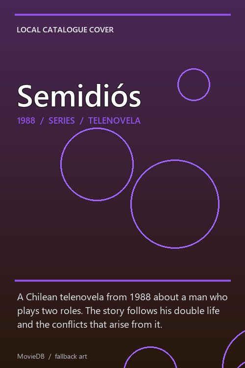 Semidiós poster