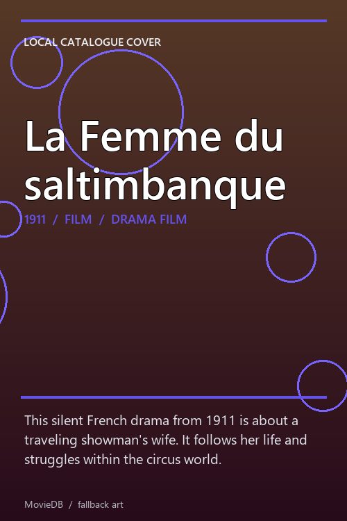 La Femme du saltimbanque poster