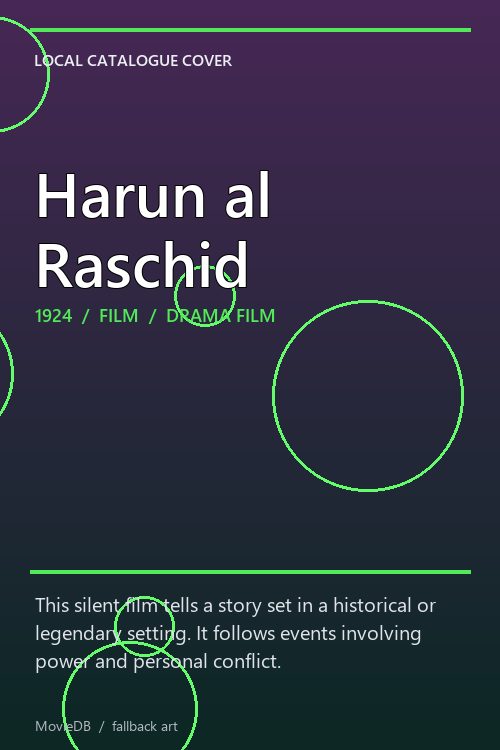 Harun al Raschid poster
