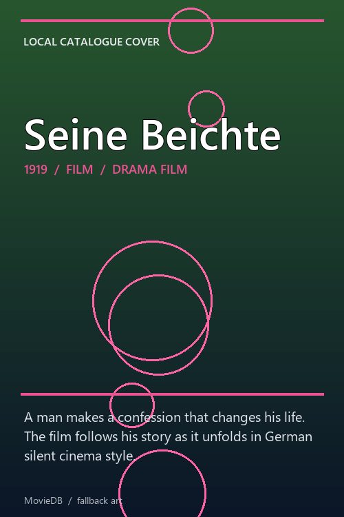 Seine Beichte poster