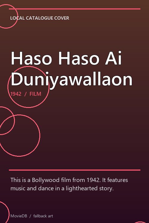 Haso Haso Ai Duniyawallaon poster
