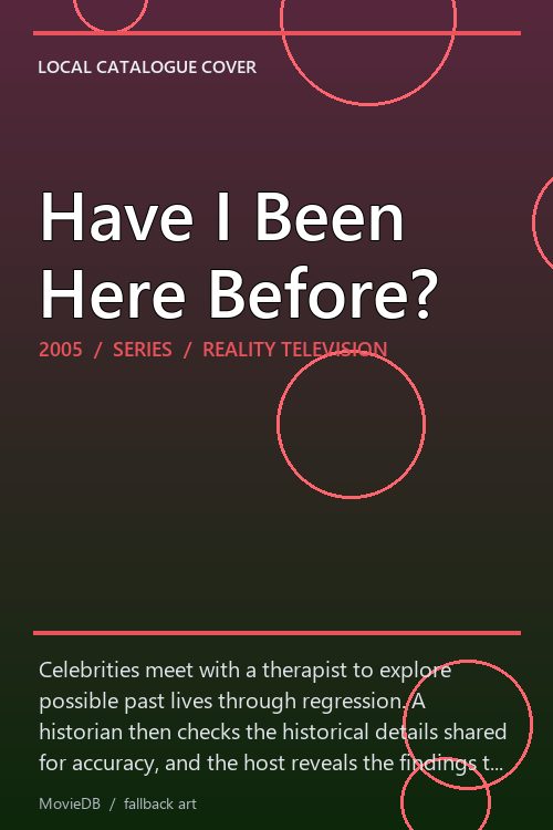 Have I Been Here Before? poster