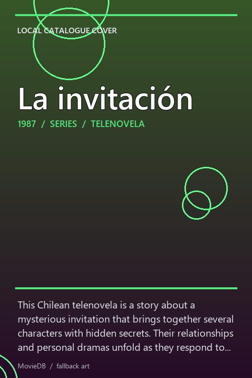 La invitación poster