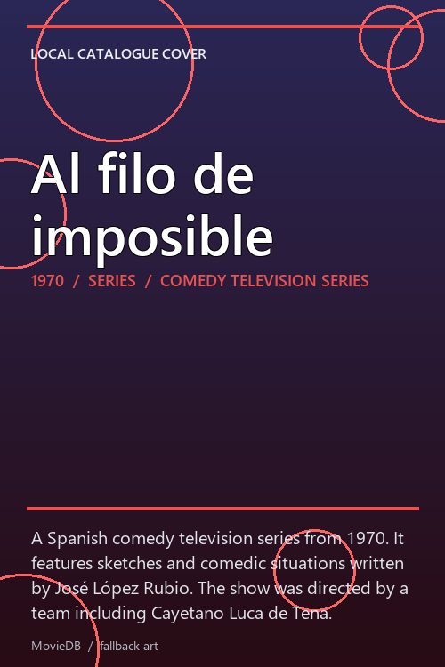 Al filo de imposible poster