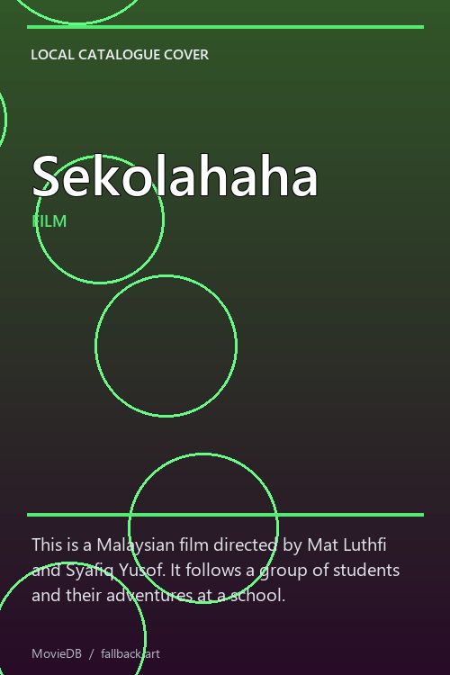 Sekolahaha poster