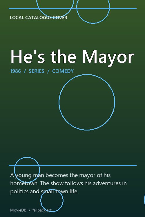 He's the Mayor poster