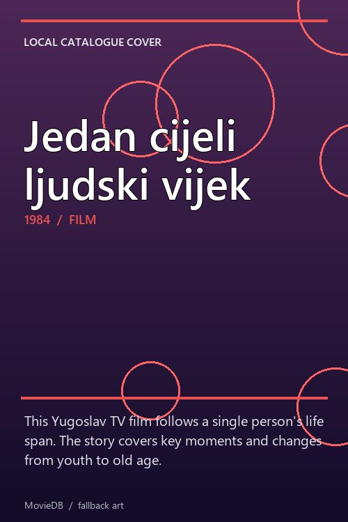 Jedan cijeli ljudski vijek poster