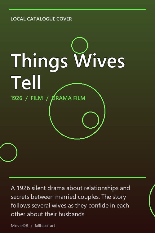 Things Wives Tell poster
