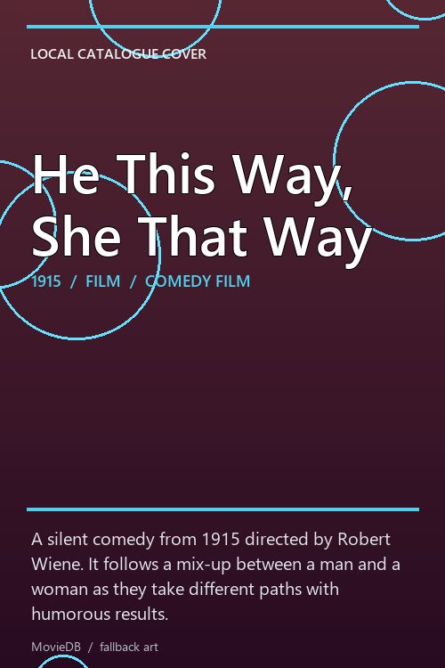 He This Way, She That Way poster