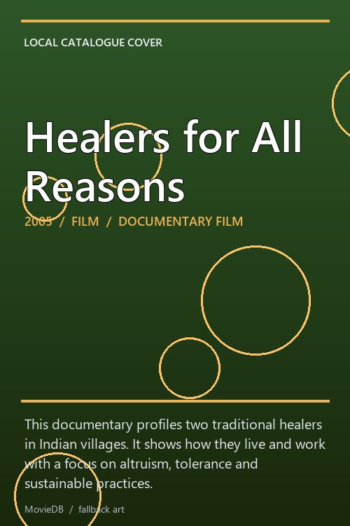 Healers for All Reasons poster