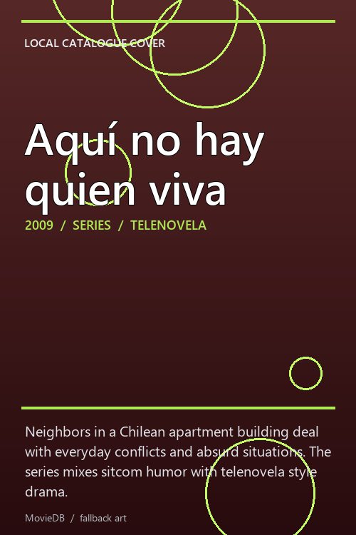 Aquí no hay quien viva poster