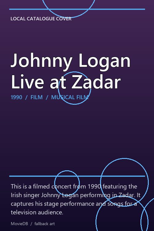 Johnny Logan Live at Zadar poster
