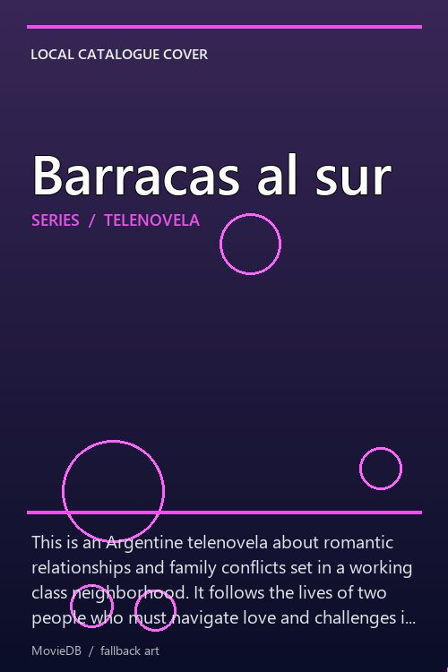 Barracas al sur poster