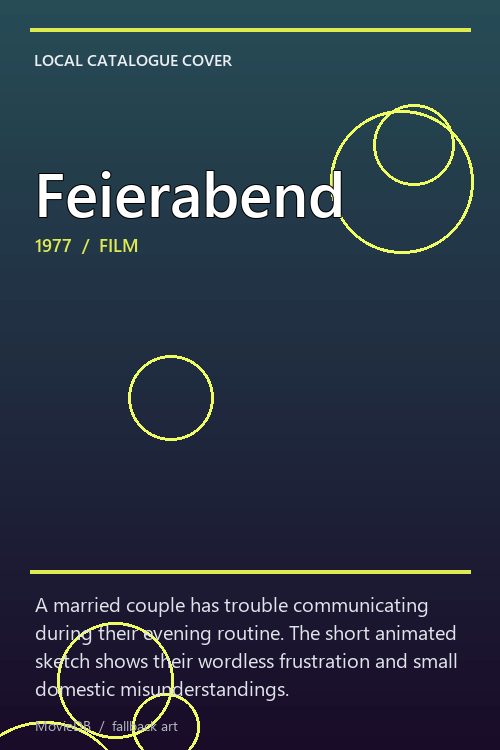 Feierabend poster