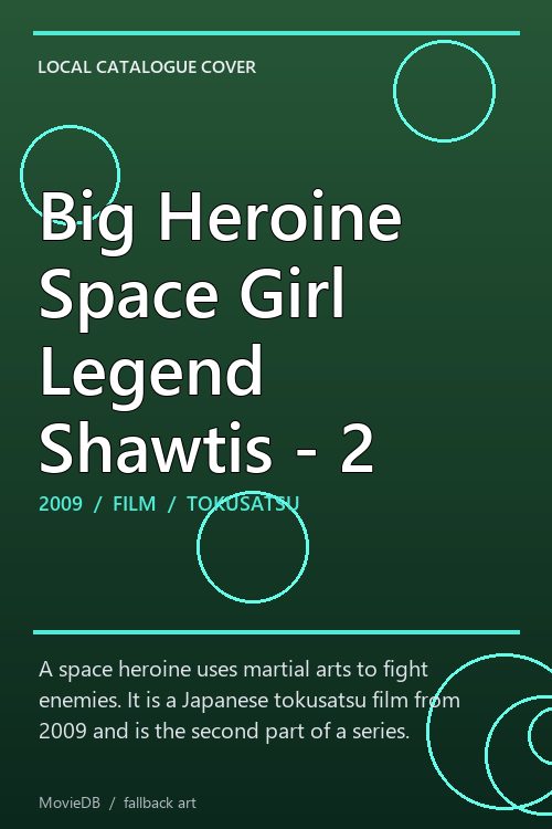 Big Heroine Space Girl Legend Shawtis - 2 poster