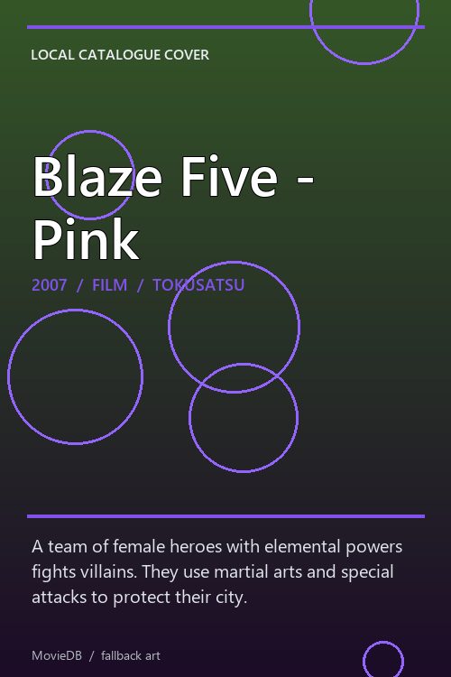 Blaze Five - Pink poster