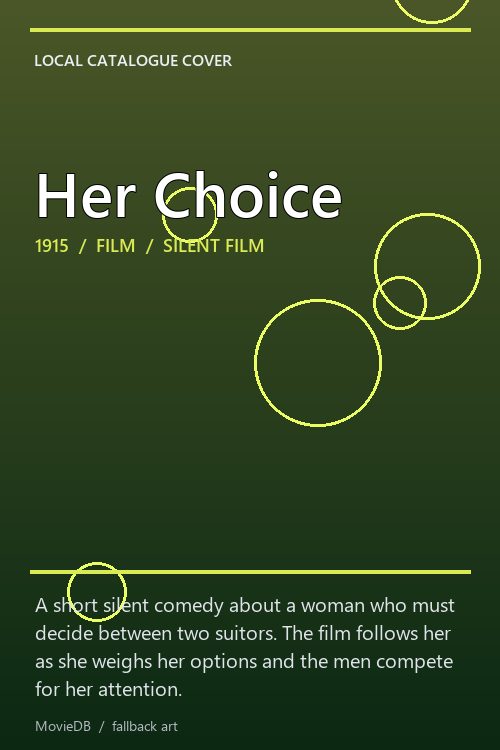 Her Choice poster