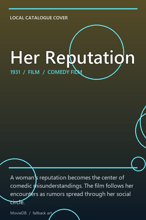Her Reputation poster