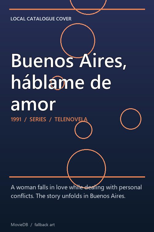 Buenos Aires, háblame de amor poster