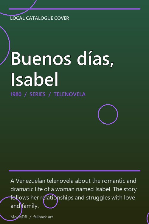 Buenos días, Isabel poster