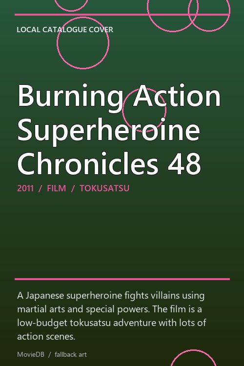 Burning Action Superheroine Chronicles 48 poster