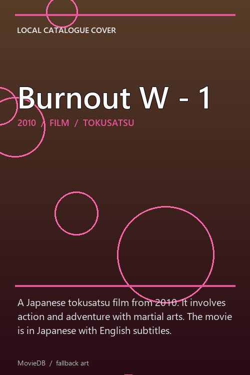 Burnout W - 1 poster