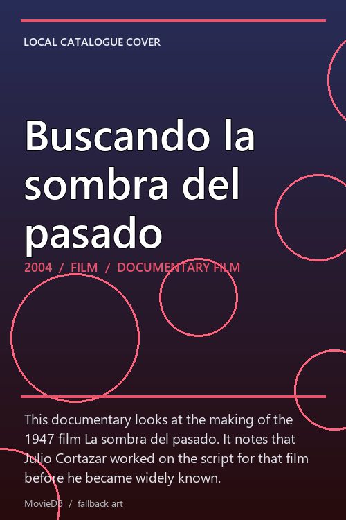 Buscando la sombra del pasado poster