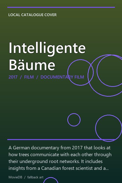 Intelligente Bäume poster