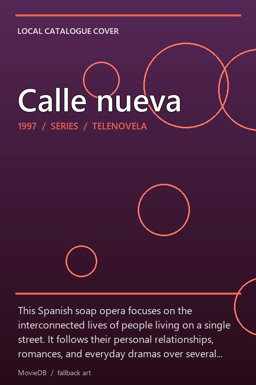 Calle nueva poster