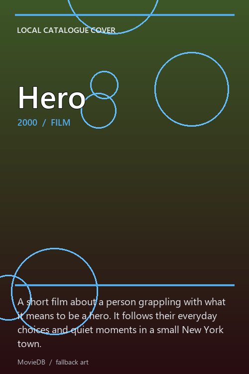 Hero poster