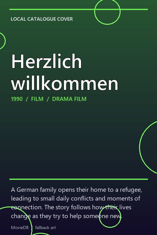 Herzlich willkommen poster