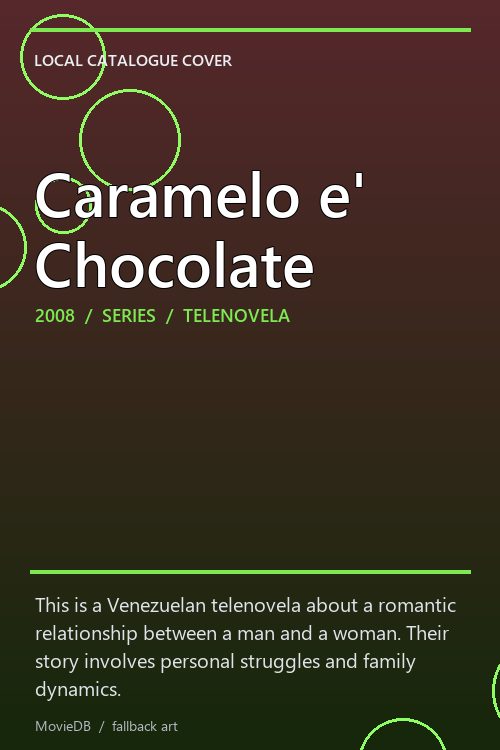 Caramelo e' Chocolate poster