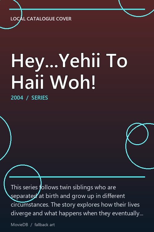 Hey...Yehii To Haii Woh! poster
